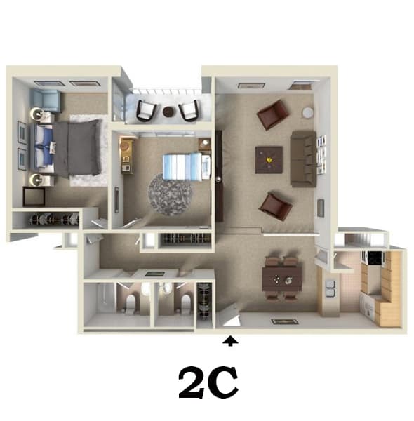 undefined apartments for rent - image - 2C.jpg - 2