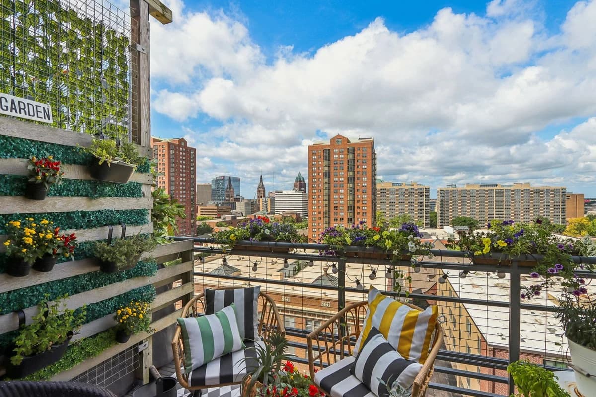 Milwaukee County apartments for rent - image - City Green Balcony