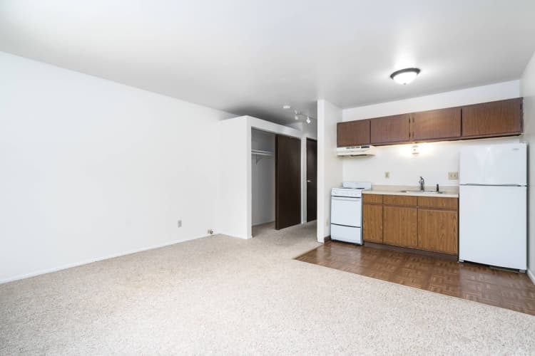 Milwaukee County apartments for rent - image - Classic Kitchen and Living Area