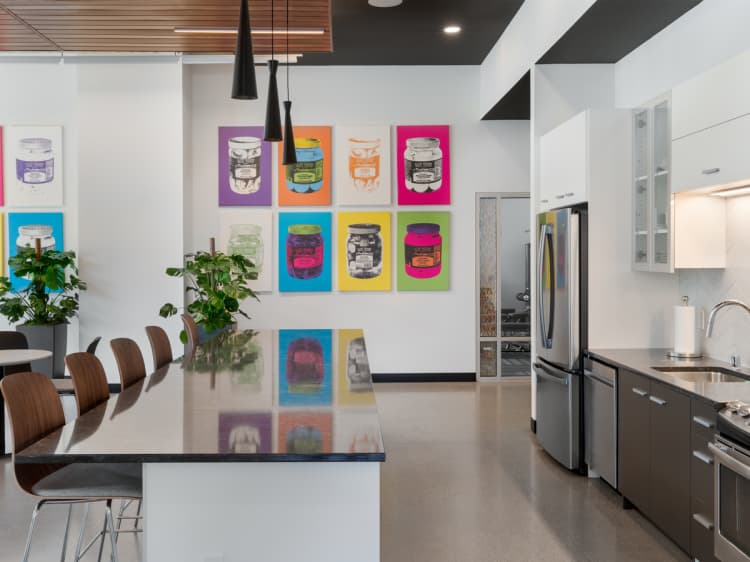 Milwaukee County apartments for rent - image - Community Kitchen In Entertainment Lobby