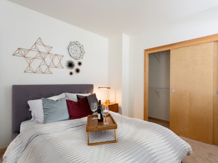 Milwaukee County apartments for rent - image - 1 Bed / 1 Bath - 652 SF - Bedroom
