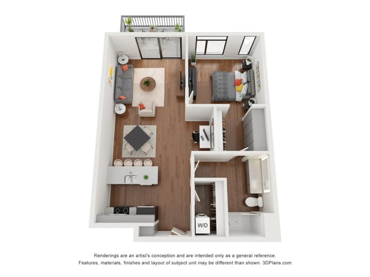 Milwaukee County apartments for rent - image - Nova Gemini floor plan