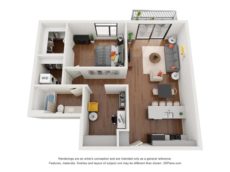Milwaukee County apartments for rent - image - Nova Scorpio Floor Plan