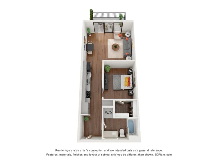 Milwaukee County apartments for rent - image - furnished Solstice apartment