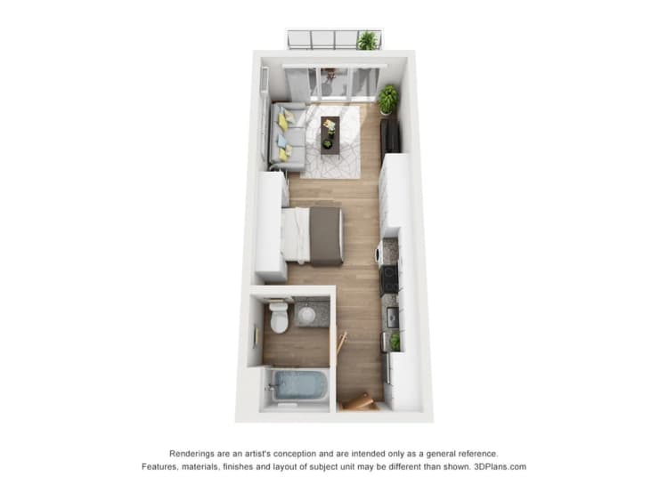 Milwaukee County apartments for rent - image - Rhythm Furnished Studio