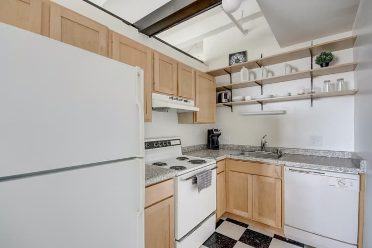 Milwaukee County apartments for rent - image - Riverside Lofts kitchen