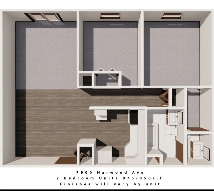 Milwaukee County apartments for rent - image - 7900-Harwood_2-Bed_notes-scaled-1.jpg