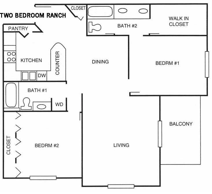 Milwaukee County apartments for rent - image - 2-Bedroom-2-BathZZ.jpg