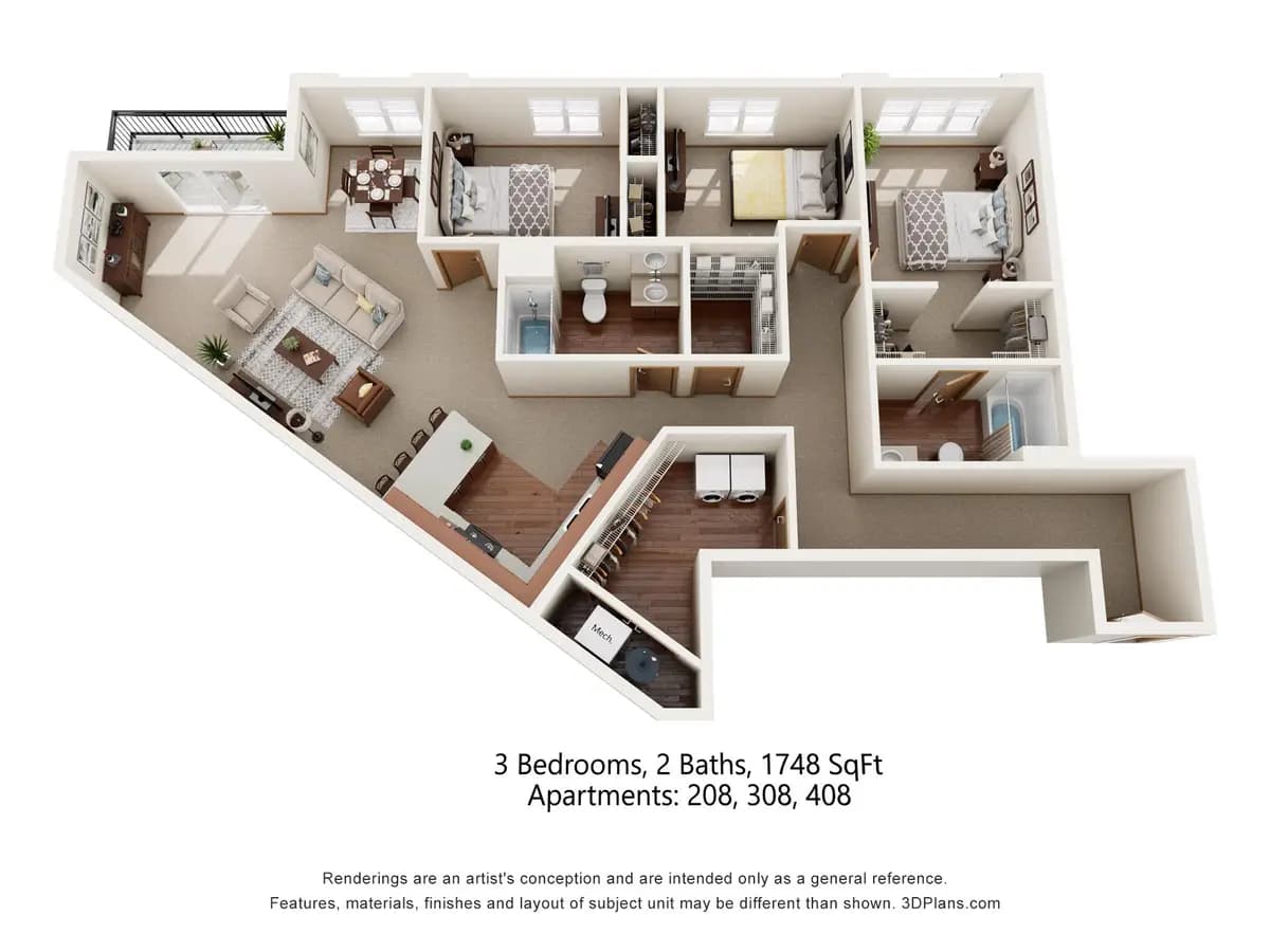 undefined apartments for rent - image - Mitchell-Street-Lofts_Unit-6.jpg - 0