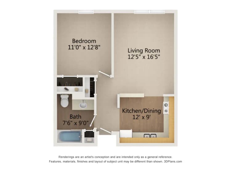 undefined apartments for rent - image - Williamstown_Bay_Cudahy_1_Bed_2D.jpg