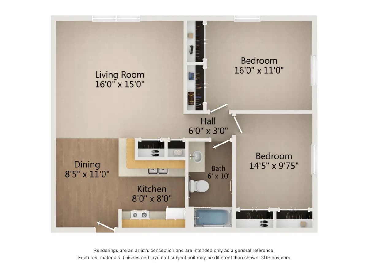 undefined apartments for rent - image - Williamstown_Bay_Cudahy_2_Bed_2D.jpg