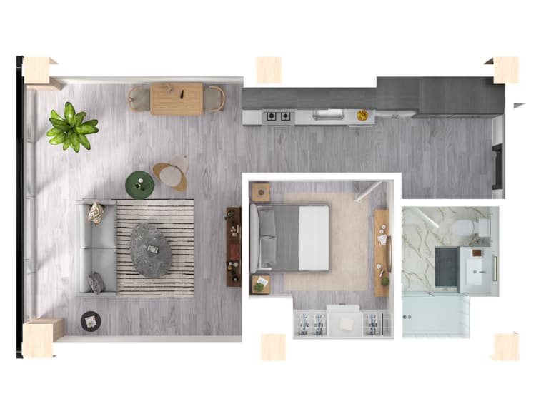 undefined apartments for rent - image - Walnut - 1 BD / 1 BA - 728 SF