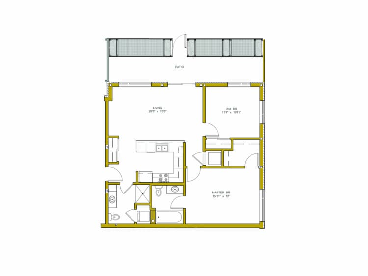 undefined apartments for rent - image - Floor Plan With Measurements