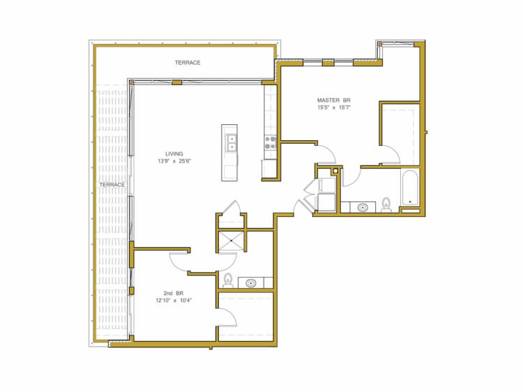 undefined apartments for rent - image - Floor Plan With Measurements