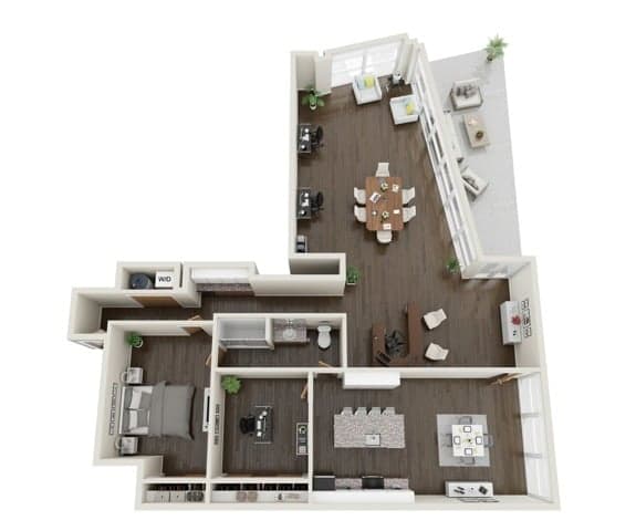 undefined apartments for rent - image - 2 BR 1 BA Live/Work Space, 1,756 SF