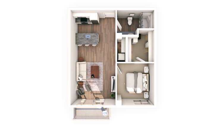 undefined apartments for rent - image - 1 Bed / 1 Bath - 634 SF