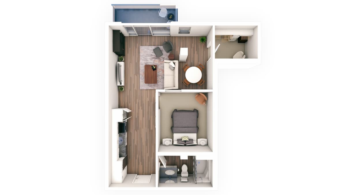 undefined apartments for rent - image - Junior 1 Bed / 1 Bath - 687 SF