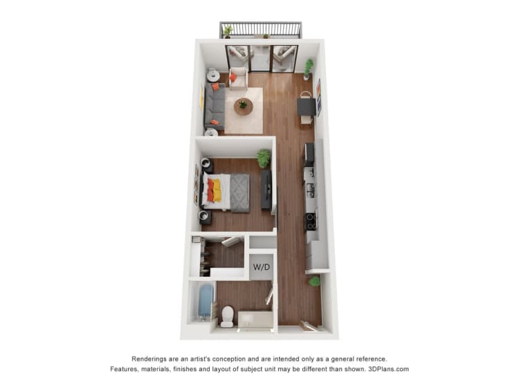 undefined apartments for rent - image - Solstice - 1 BD / 1 BA - 710 SF