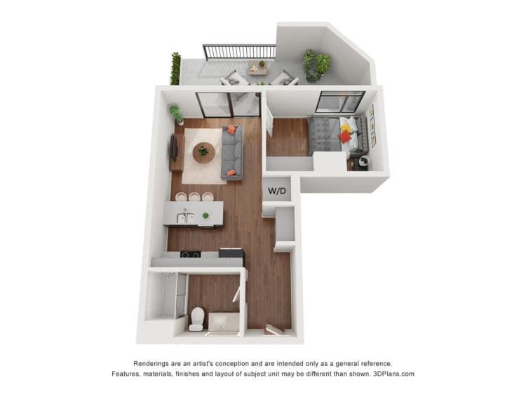 undefined apartments for rent - image - Orbit - 1 BD / 1 BA - 577 to 640 SF (Third Floor Variation)