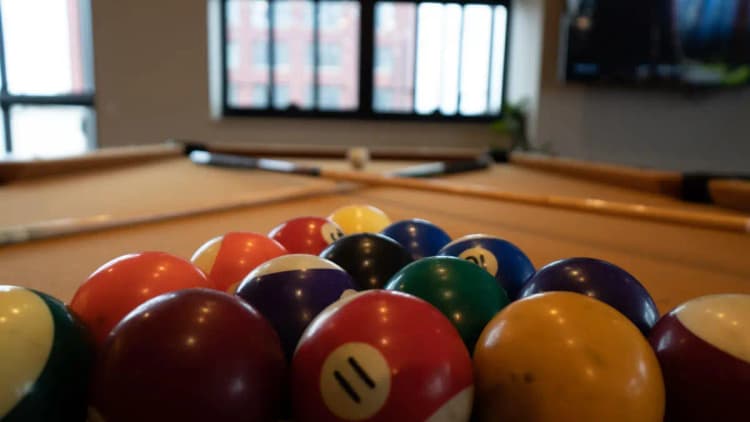 undefined apartments for rent - image - Orange-Carpet-Pool-Table.jpg